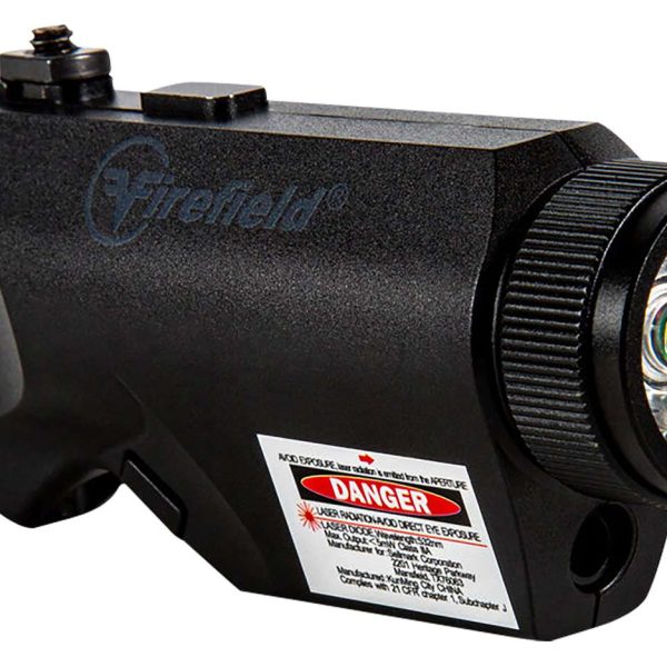 Firefield FF35011K Rival XL Foregrip Flashlight Green Laser Combo  Matte Black 75/150 Lumens White LED Light