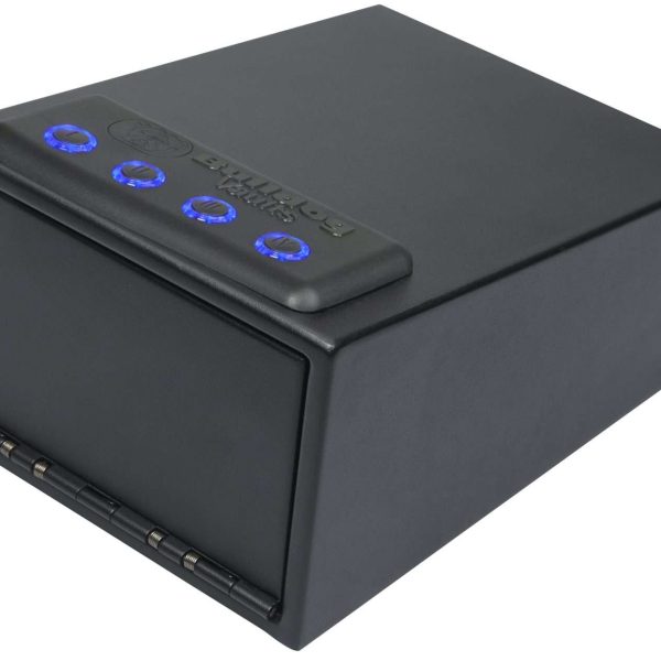 Bulldog BD4030L Magnum LED Quick Vault Access Code/Key Entry Black Powder Coat Steel