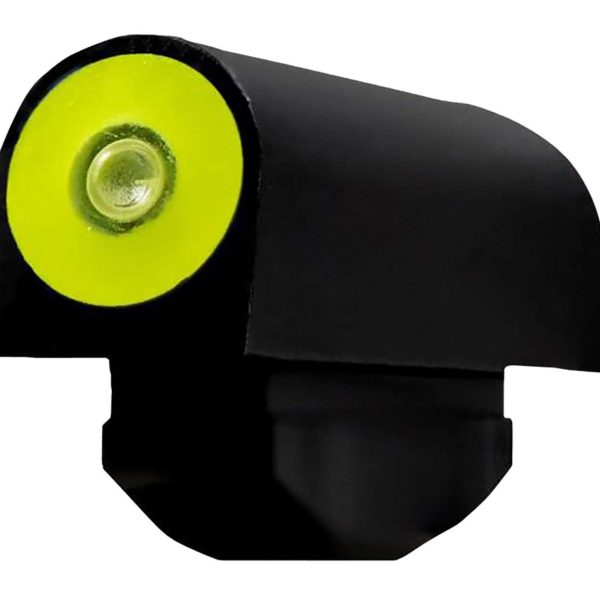 XS Sights RV0003N3Y Big Dot Revolver Front Sight- Smith & Wesson  Black | Green Tritium Yellow Outline Front Sight