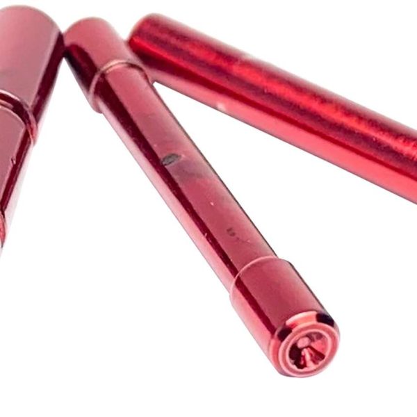 Cross Armory CRGPSRD 3 Pin Set Dimpled Compatible w/Glock Gen1-3 Red Steel