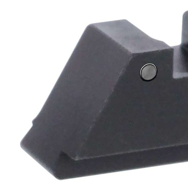 AmeriGlo GL452 Optic Compatible Sight Set for Glock  XL Tall Green Tritium Orange Outline Front Sight-Green Tritium Black Outline Rear Sight