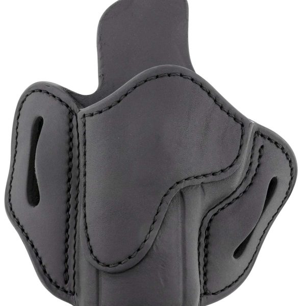 1791 Gunleather ORBH24SSBLL BH2.4S Optic Ready OWB Size 2.4S Stealth Black Leather Belt Slide Fits FN 509/HK VP9SK Left Hand