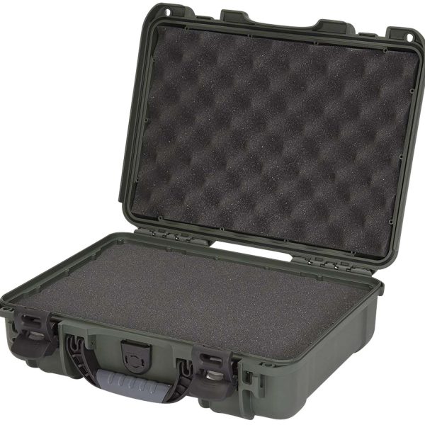 Nanuk 9101006 910  Waterproof Olive Resin w/ Foam Padding&Airline Approved