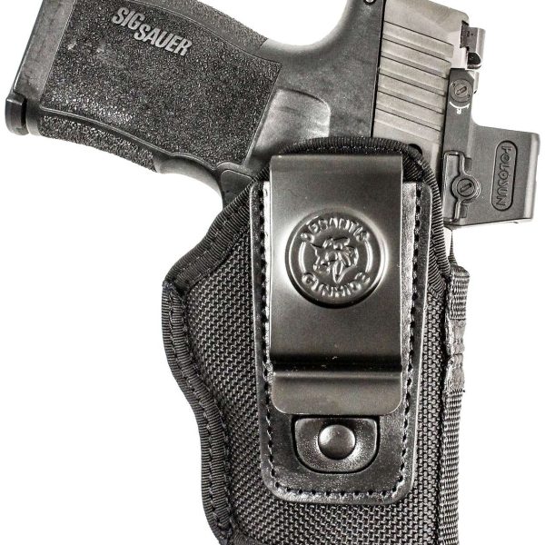 DeSantis Gunhide N87BJ9YZ0 Pro Stealth  IWB Black Nylon Sig Sauer P365 w/Red Dot Ambidextrous