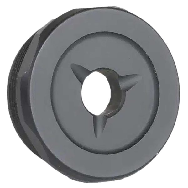 Jk Armament JK155PROEC30 155 Pro Flash Reducer End Cap 30 Cal 1.375"x24 Ti6AL4V Titanium Black