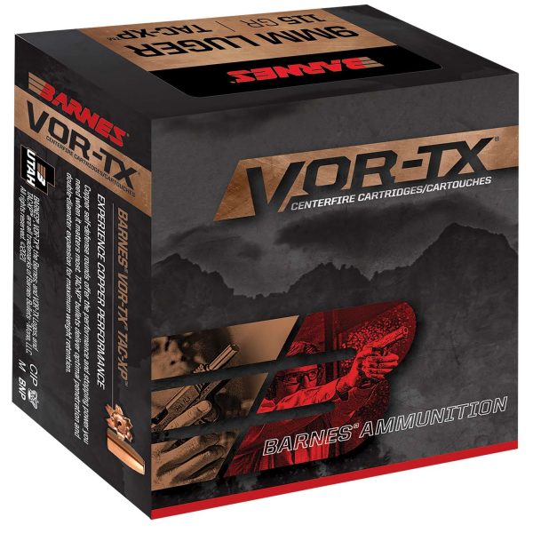 Barnes Bullets 32005 9mm Luger 115gr XPB 20 Per Box/10 Case