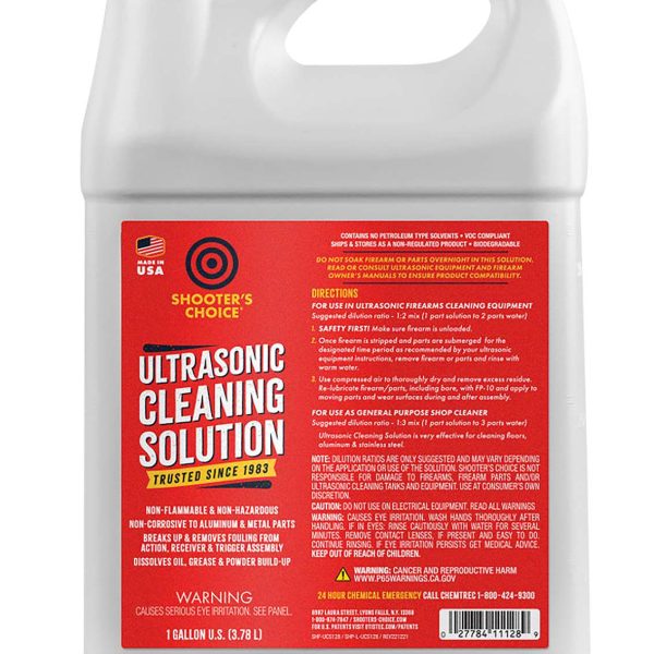 Shooters Choice SHFUCS128 Ultrasonic Cleaning Solution 1 Gallon Bottle