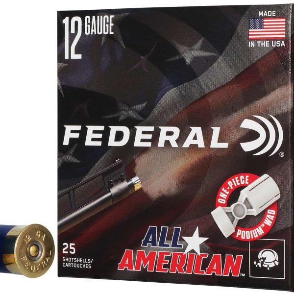 Federal All American 12 ga — 25 rds