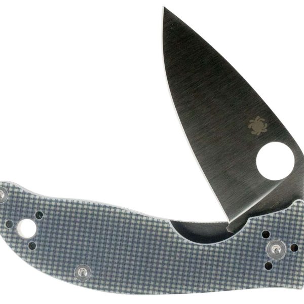 Spyderco C220GPGY Polestar  3.30" Folding Drop Point Plain CTS BD1 SS Blade Gray G10 Handle Includes Pocket Clip