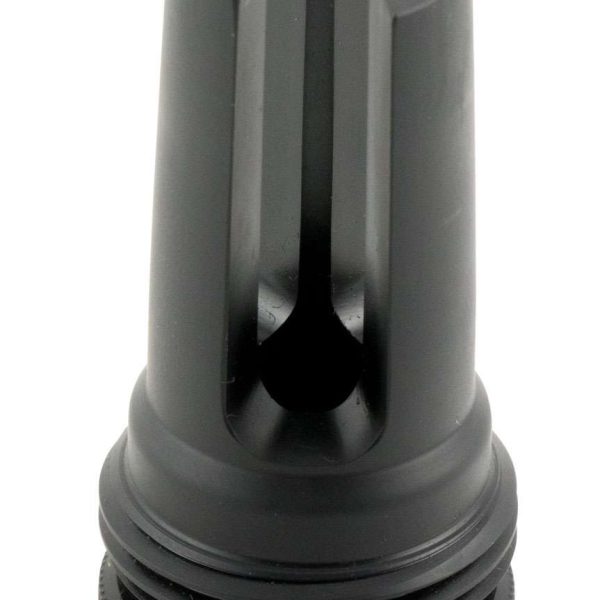 SilencerCo AC1283 ASR Flash Hider Black Steel with 1/2"-28 tpi Threads for 7.62mm
