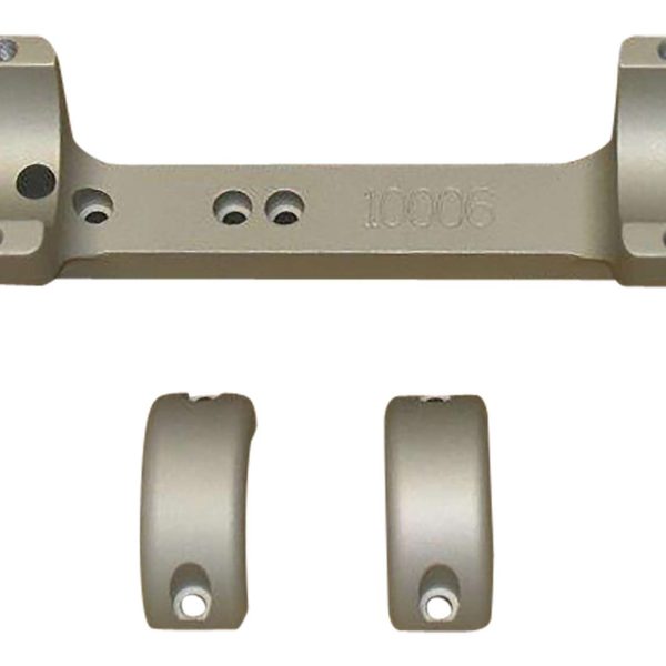 DNZ 10005 Game Reaper Scope Mount/Ring Combo Silver 1" Tube Fits TCA Impact/Triumph/Pro Hunter FX/Pro Hunter/Omega/Encore Rifle, Medium Rings