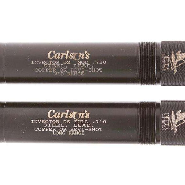 Carlson's Delta Waterfowl Extended Mid and Long Range Choke Tubes for 12 ga Browning Invector DS 2/ct