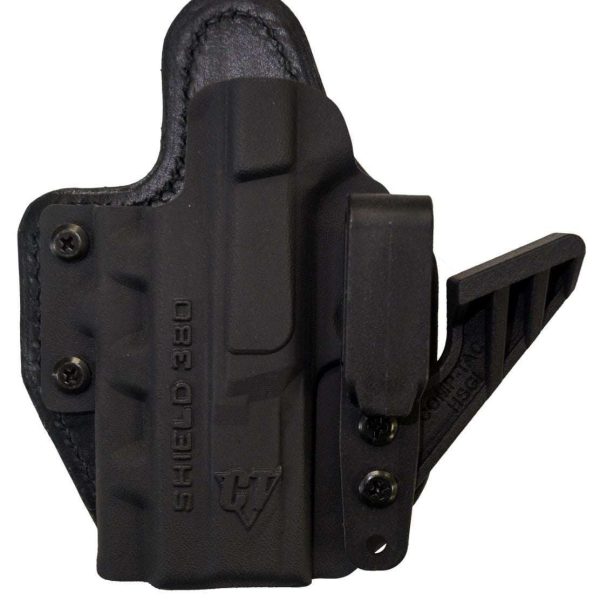 CompTac eV2 Max Hybrid Appendix IWB Holster - SW - MP Shield .380 EZ - Right Black