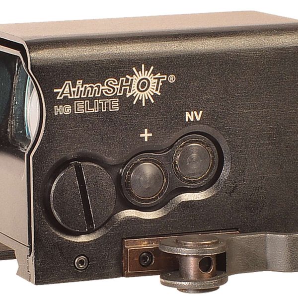 AimShot HGELITECGREE HG Elite  Black Anodized 1 x 34mm 2 MOA Green Dot/65 MOA Circle