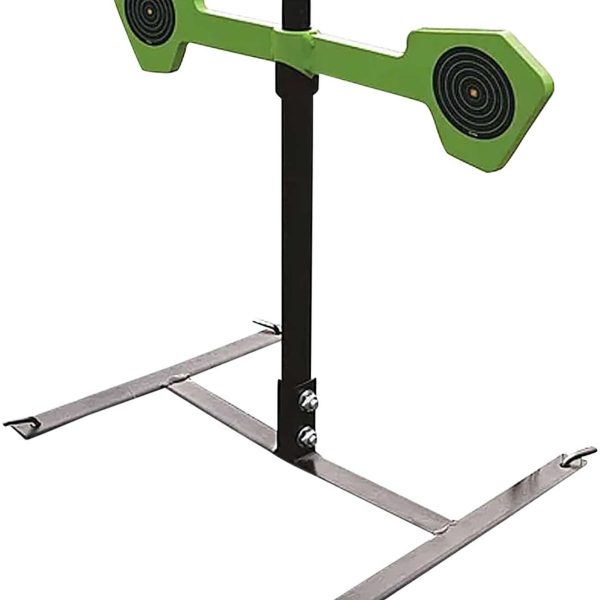 SME SMEHGS Spinning Target  Handgun Steel Black/Green Circle Illustration Impact Enhancement Motion