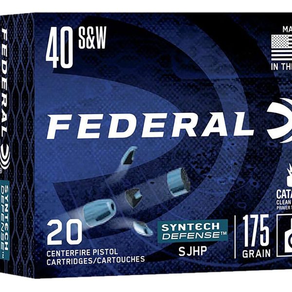 Federal Syntech Defense .40 S&W 175gr — 20 rds