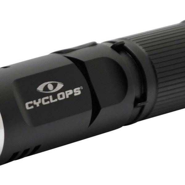 Cyclops CYCFLX400 FLX400 LED Flashlight  Black Anodized 160/400 Lumens White LED