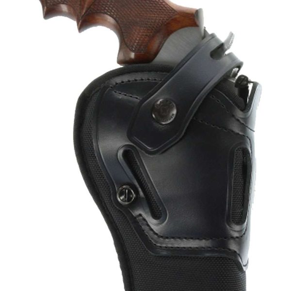 Galco SR84B Switchback  OWB Black Leather Belt Slide Fits S&W X Frame 500 Fits 4" Barrel Ambidextrous