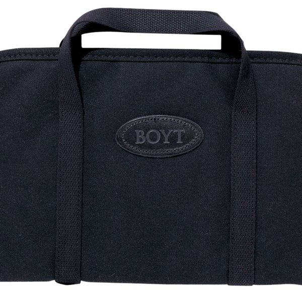 Boyt Harness 0PP650003 Rectangular Pistol Rug Black Canvas Holds Handgun