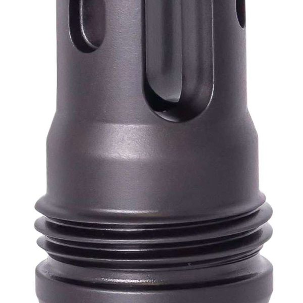 Rugged Suppressor FH001 R3 Flash Mitigation System Black with 1/2"-28 tpi Threads & 1.90" OAL for 5.56x45mm NATO Radiant762, Surge762, Razor762 & Micro30 Suppressors