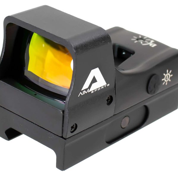 Aim Sports RT5C1 Compact Reflex Sight  Matte Black 1x27mm 3.5 MOA Red Dot