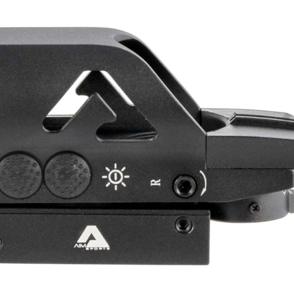 Aim Sports RT506C Full-Size Reflex Sight  Matte Black 1x34mm Red/Green Multi Reticle