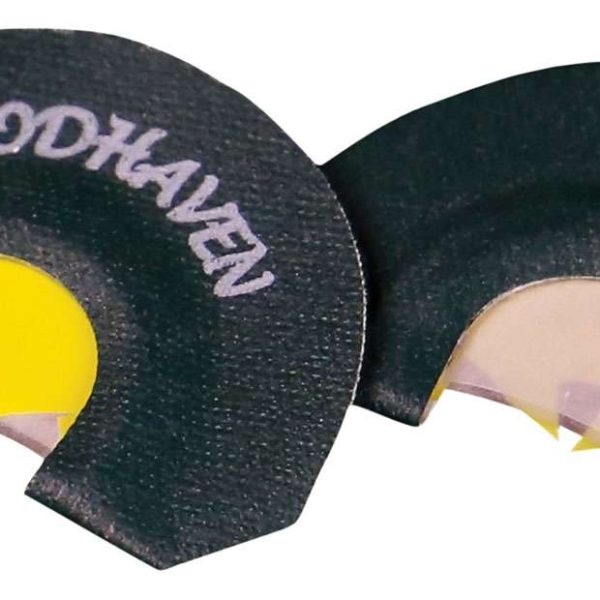Woodhaven WH320 Talon  Diaphragm Call Triple Reed Turkey Hen Sounds Attracts Turkeys Black