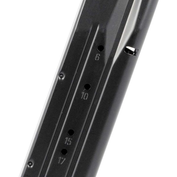 Mec-Gar MGWIT9LFAFC Tanfoglio 17rd 9mm Luger, Fits Tanfoglio Witness Large Frame Blued w/Anti-Friction Coating Carbon Steel