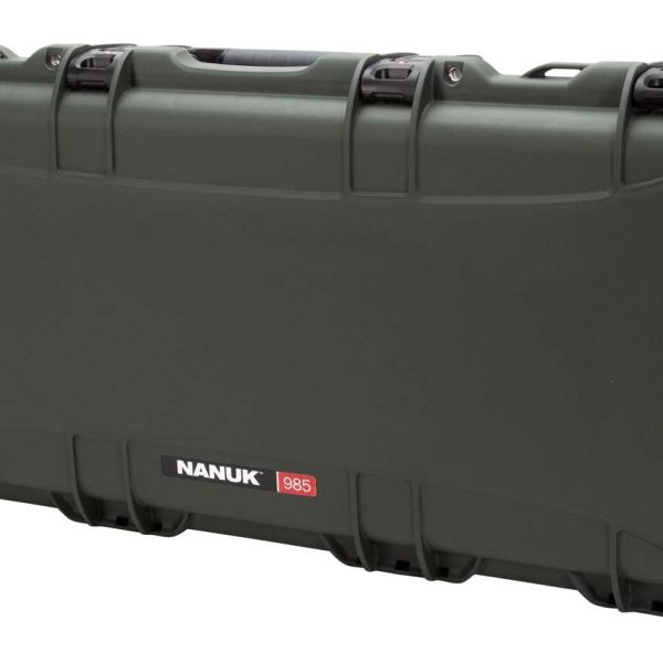 Nanuk 9851006 985  36" Olive Resin Tactical Rifle/Takedown Shotgun