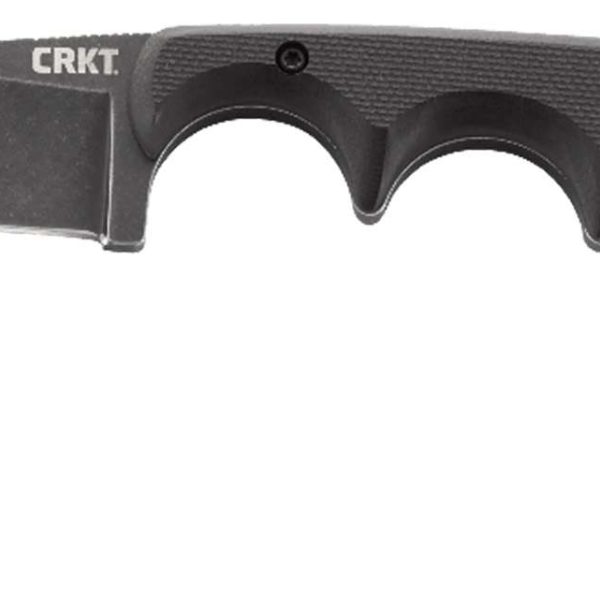 CRKT 2384K Minimalist  2.16" Fixed Drop Point Plain Black Stonewashed 5Cr15MoV SS Blade/Black G10 Handle Includes Lanyard/Sheath