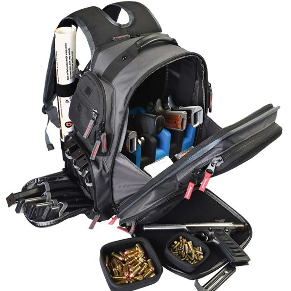 GPS Bags 1812BPG Executive  Gray Holds 5 Handguns