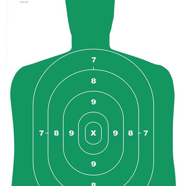 Birchwood Casey 37010 EZE-Scorer BC-27 Silhouette Paper Target 12" x 18" 100 Per Pkg