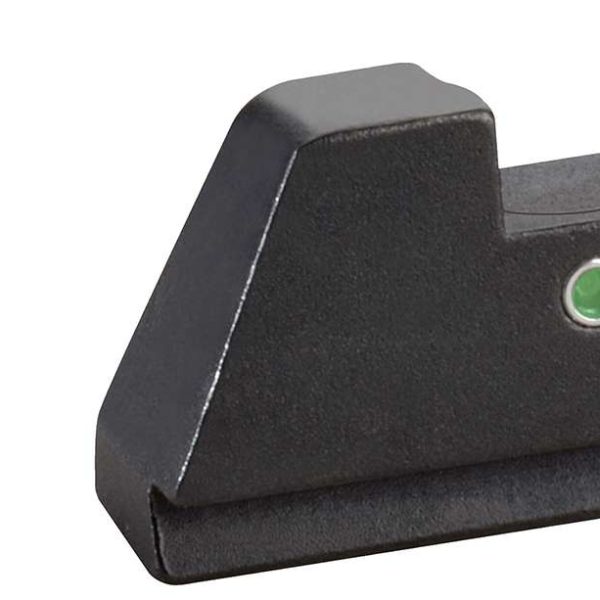AmeriGlo GL291 Optic Compatible Sight Set for Glock  XL Tall Green Tritium Orange Outline Front Sight-Green Tritium  Rear Sight