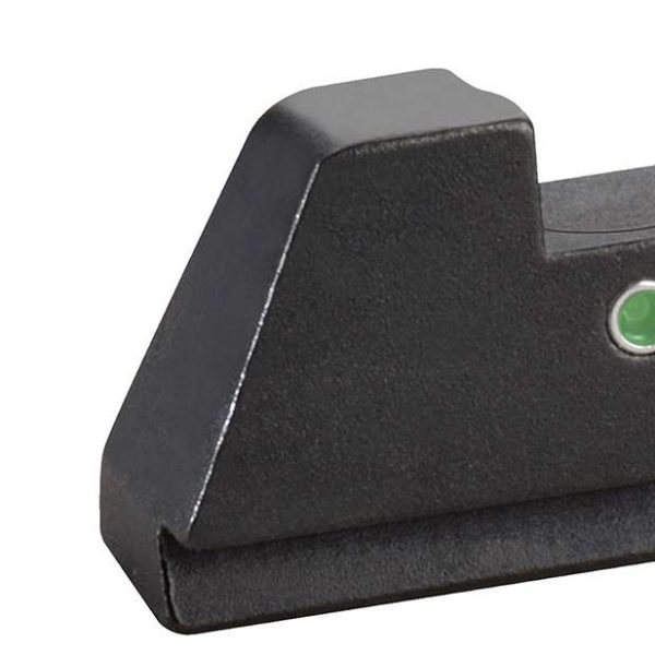 AmeriGlo GL391 Optic Compatible Sight Set for Glock  XL Tall Green Tritium LumiGreen Outline Front Sight-Green Tritium  Rear Sight