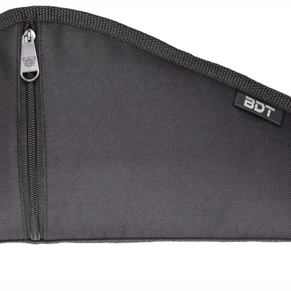 Bulldog BDT619B Deluxe Pistol Case With Pocket & Sleeve, Black Water-Resistant Outer Shell, Impact-Resistant Padding, Heat-Resistant Quilted Lining 9"L x 6" H