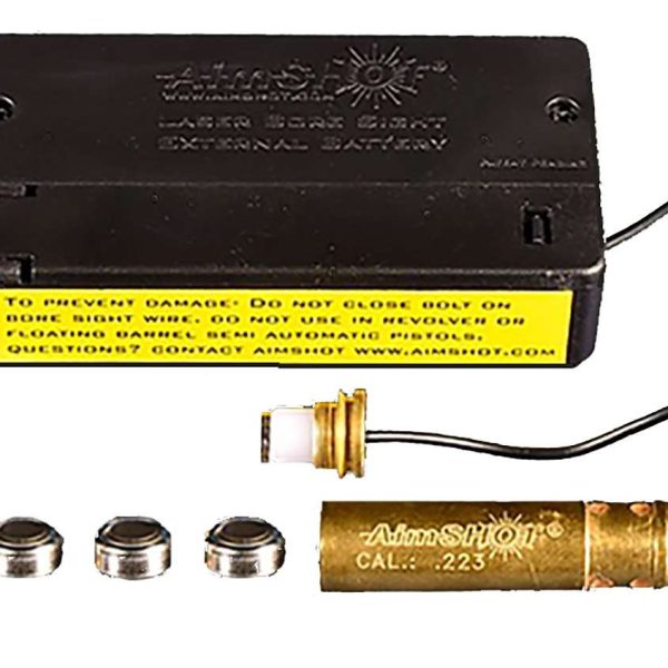 AimShot MBS22320X Modular Bore Sight  223 Rem Brass Includes Batteries