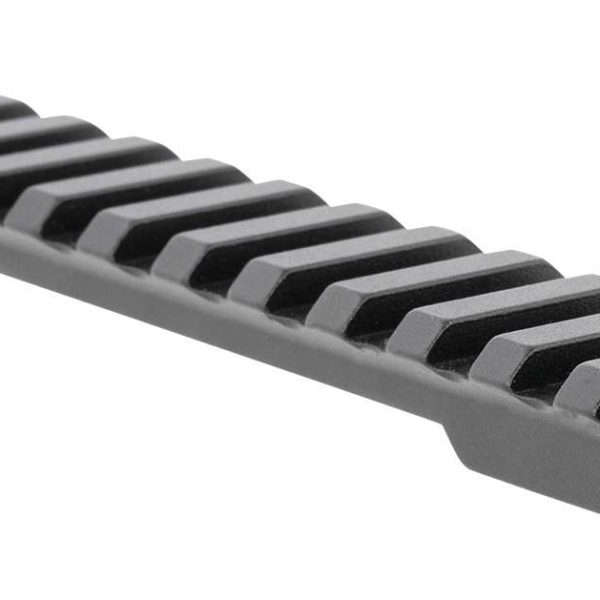 Talley PLM258779 Fierce Rivalry Picatinny Rail  Black Anodized Long Action 20 MOA