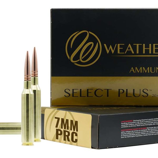 Weatherby R7PRC175EH Select Plus  7mmPRC 175gr 20 Per Box/10 Case