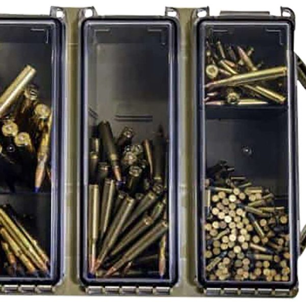 Berry's 33805 Tri-Can Triple Ammo Can Tan Plastic