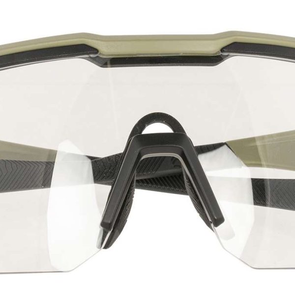 Radians XFPZ4511C  Safety Glasses Clear Lens Oversized Tan Frame