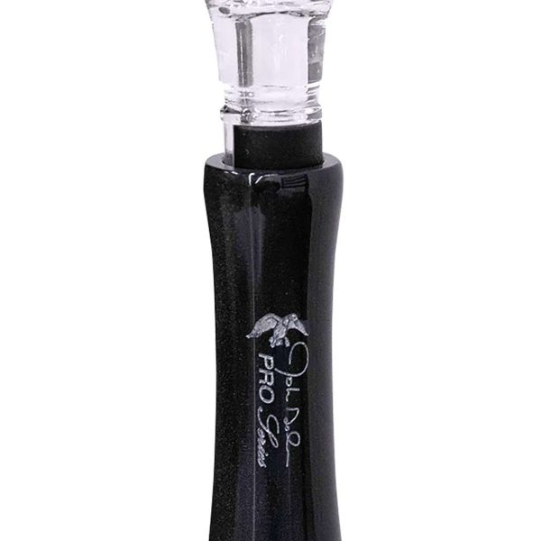 Duck Commander DCJGPS John Godwin Pro Series Friction Call, Double Reed Attracts Ducks, Black Acrylic