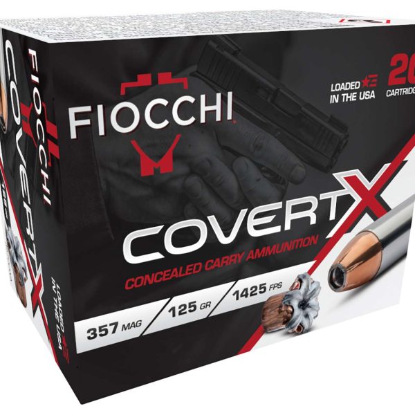 Fiocchi Covert X .357 Mag 125gr — 20 rds