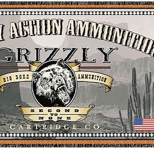 Grizzly Ammo GC44M2   44RemMag 200gr Round Nose Flat Point 50 Per Box/10 Case