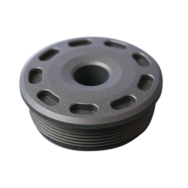 SilencerCo AC5390 Bravo Front Cap 30 Cal Fits Titanium Matte Black