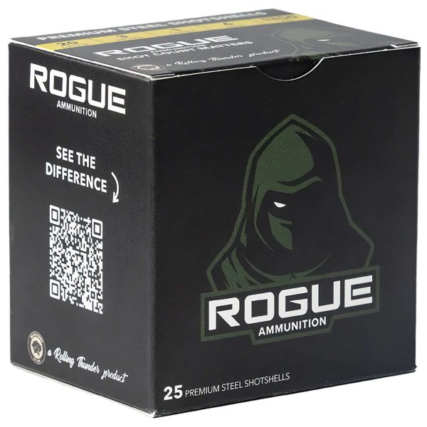 Rogue Ammunition RA-20-1-4S   20Gauge 3" 1oz 4Shot 25 Per Box/10 Case