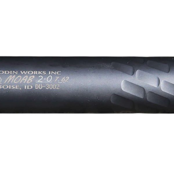Odin Works SUP-MOAB-2.0-7.62-BLK Moab  7.62mm 1.625" Black Steel 5/8"x24