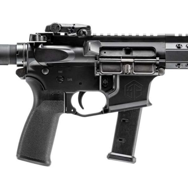 Alpha Foxtrot AA08X1HXX-XABK20 AFMG9  9mm Luger 20+1 7.50" Black QPQ Threaded Barrel, M-LOK Handguard, Black Anodized Aluminum Receiver w/Picatinny Rail, Black Polymer SB Tactical Brace, MFT Grip