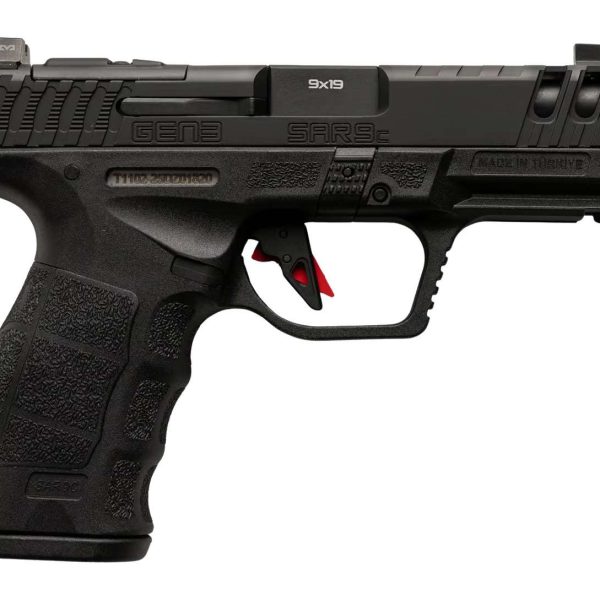 SAR USA SAR9CG3BL10    SAR9 9MM 10+10 COMPACT BLK