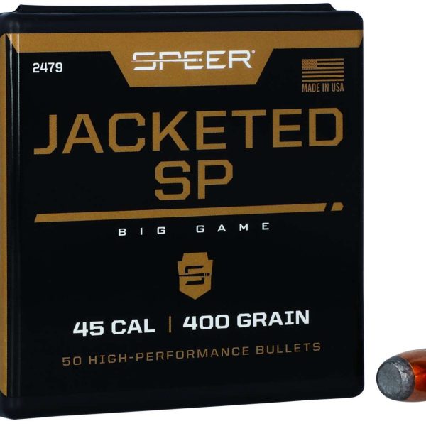 Speer 2479 Hot-Cor  45Cal 400gr Soft Point Flat Nose 50 Per Box/5 Case