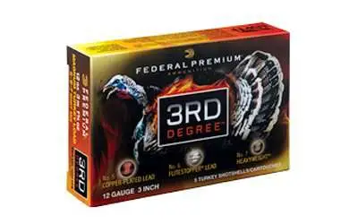 FEDERAL 12GA 3"  1-3/4OZ  5, 6, 7 SHOT 1250 FPS   5 RD/BX 10 BX/CS